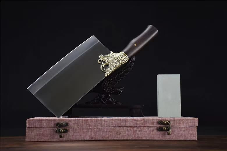 Chinese Cleaver 5Cr15Mov Steel Chef Kitchen Knives Home Cooking Slicing Tools PRO - Chinese sword shop