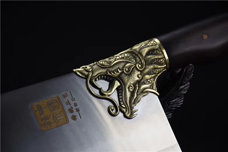 Chinese Cleaver 5Cr15Mov Steel Chef Kitchen Knives Home Cooking Slicing Tools PRO - Chinese sword shop