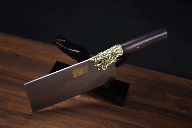 Chinese Cleaver 5Cr15Mov Steel Chef Kitchen Knives Home Cooking Slicing Tools PRO - Chinese sword shop