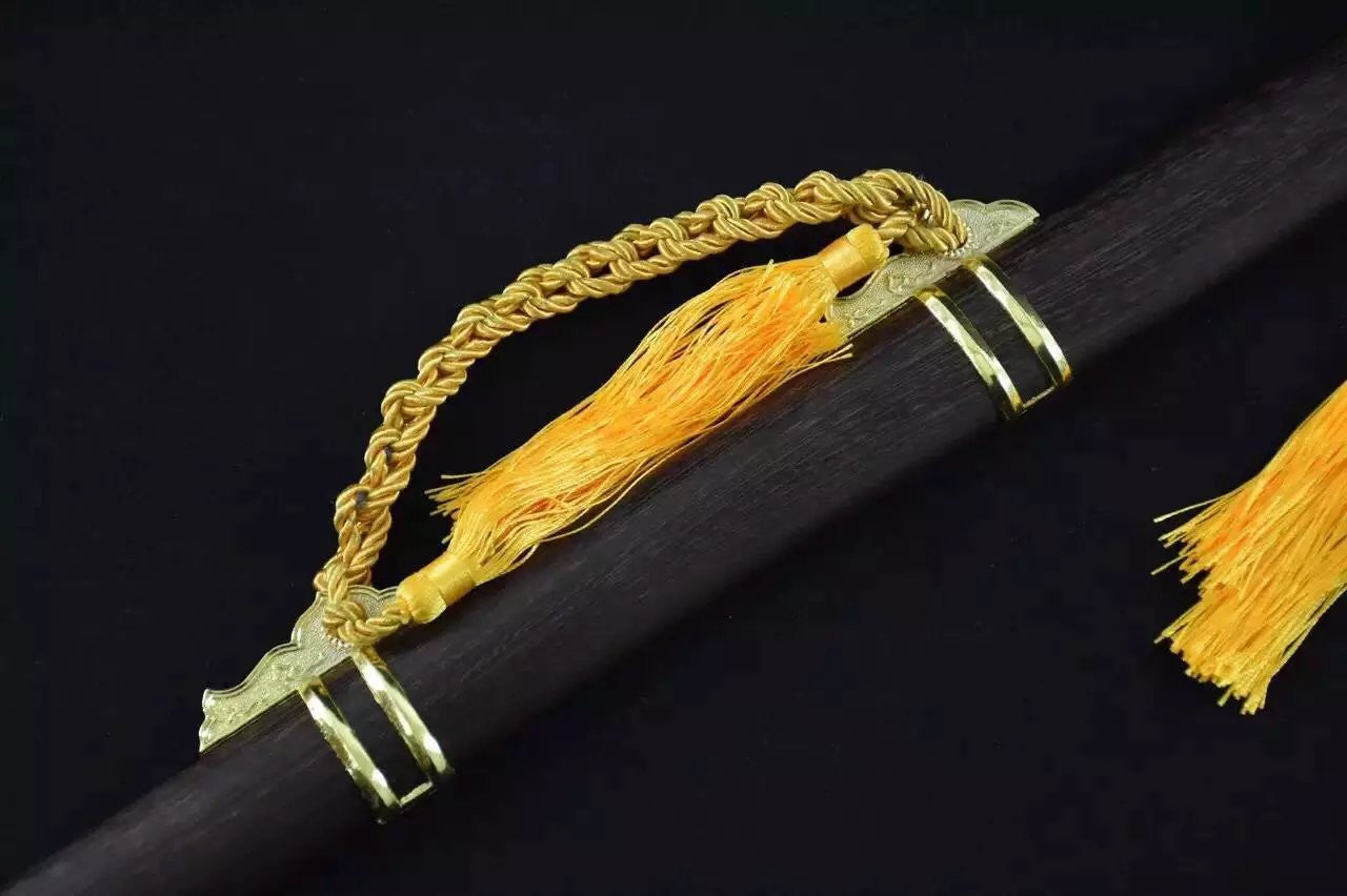Tang sword,High carbon steel blade,Rosewood,Alloy fitting,Length 39" - Chinese sword shop
