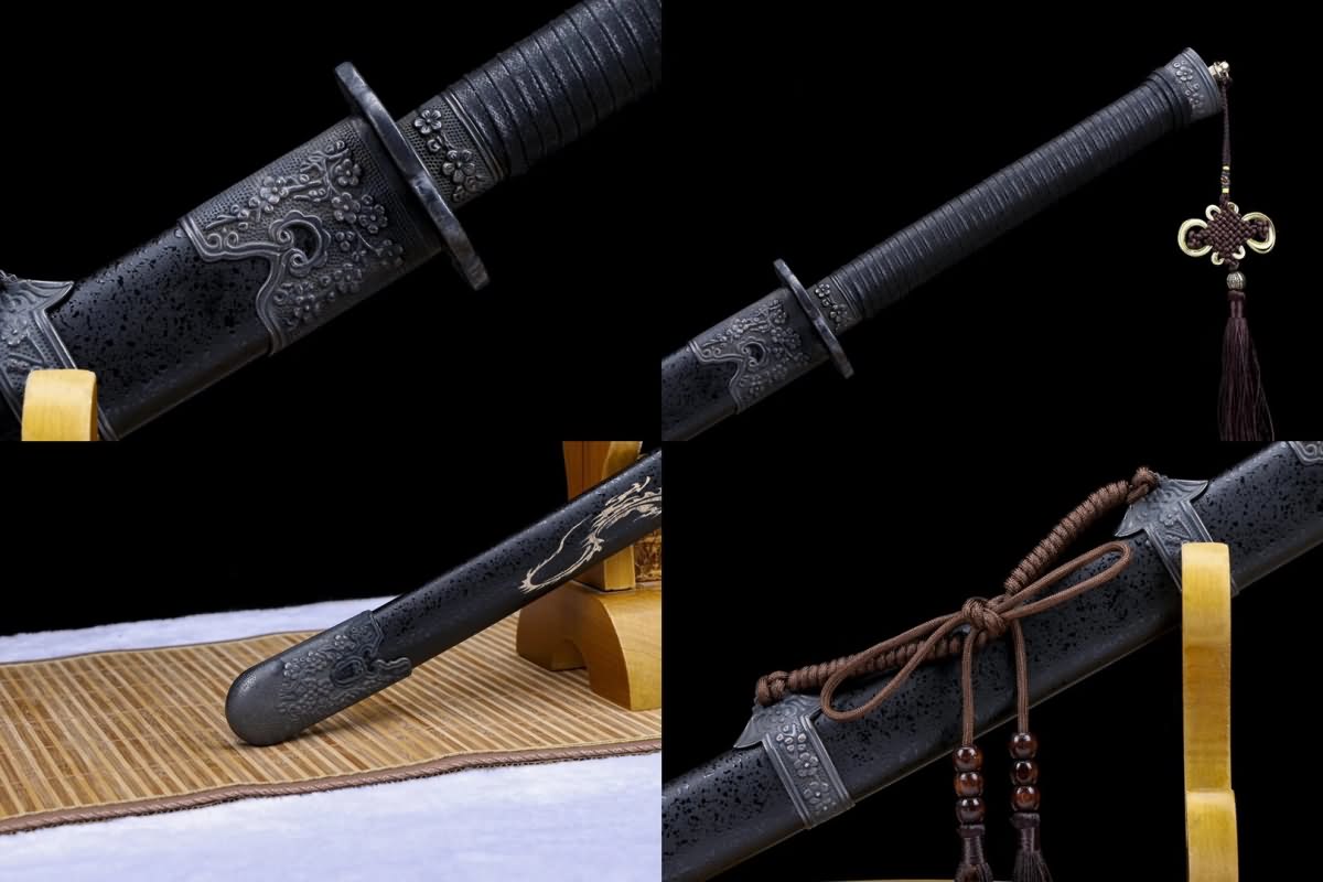 Qing dao sword Forged high carbon steel blade Alloy fittings,LOONGSWORD
