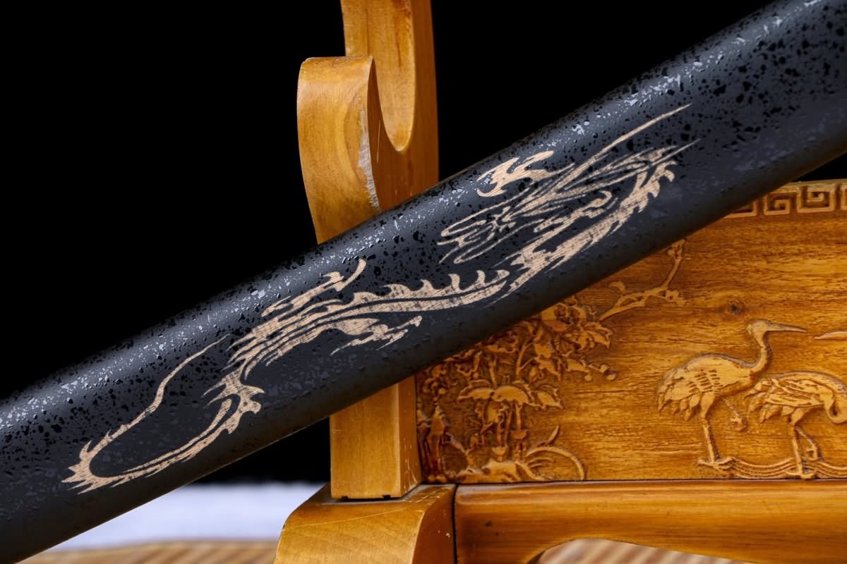 Qing dao sword Forged high carbon steel blade Alloy fittings,LOONGSWORD