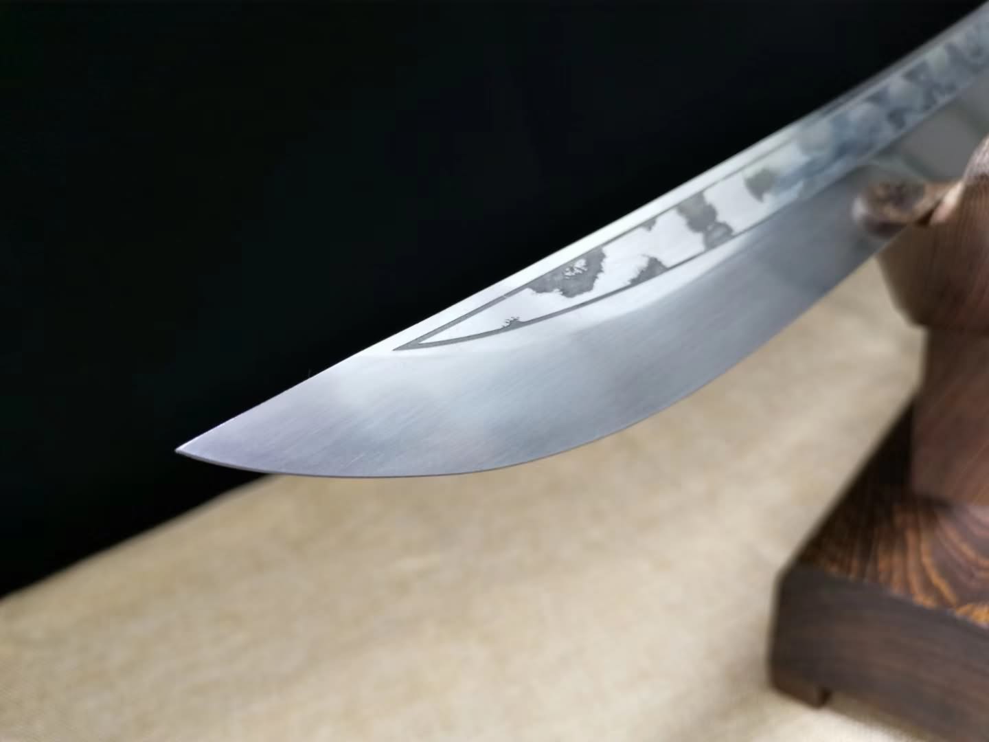 Red scabbard Broadsword,High carbon steel blade - Chinese sword shop