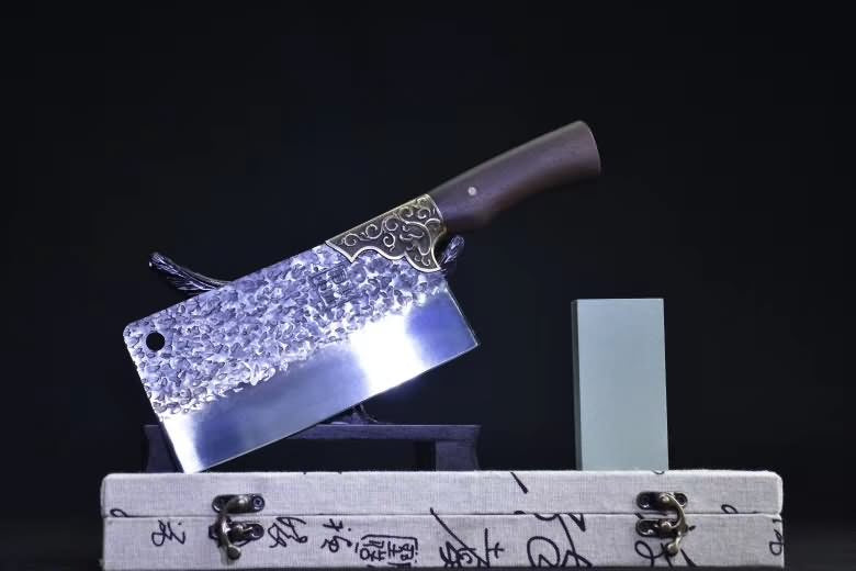 Chinese Cleaver 7Cr17Mov Steel Chef Kitchen Knives Home Cooking Slicing Tools PRO - Chinese sword shop