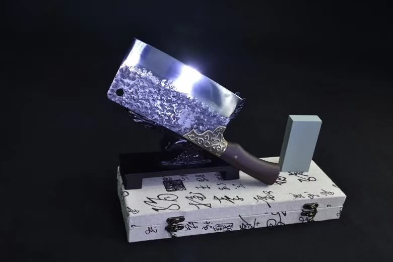 Chinese Cleaver 7Cr17Mov Steel Chef Kitchen Knives Home Cooking Slicing Tools PRO - Chinese sword shop