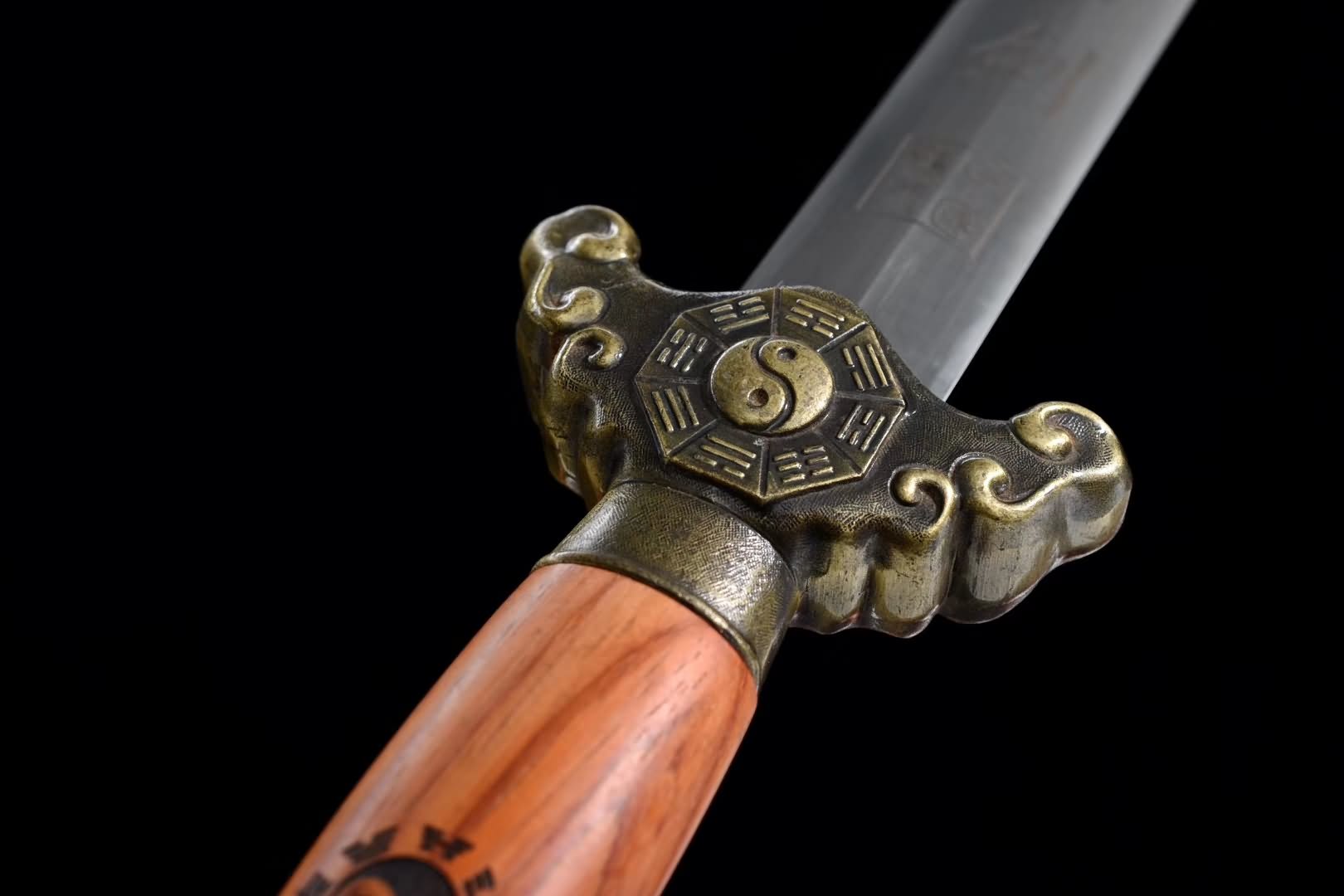 Wudang jian sword,High carbon steel blade,Redwood scabbard - Chinese sword shop